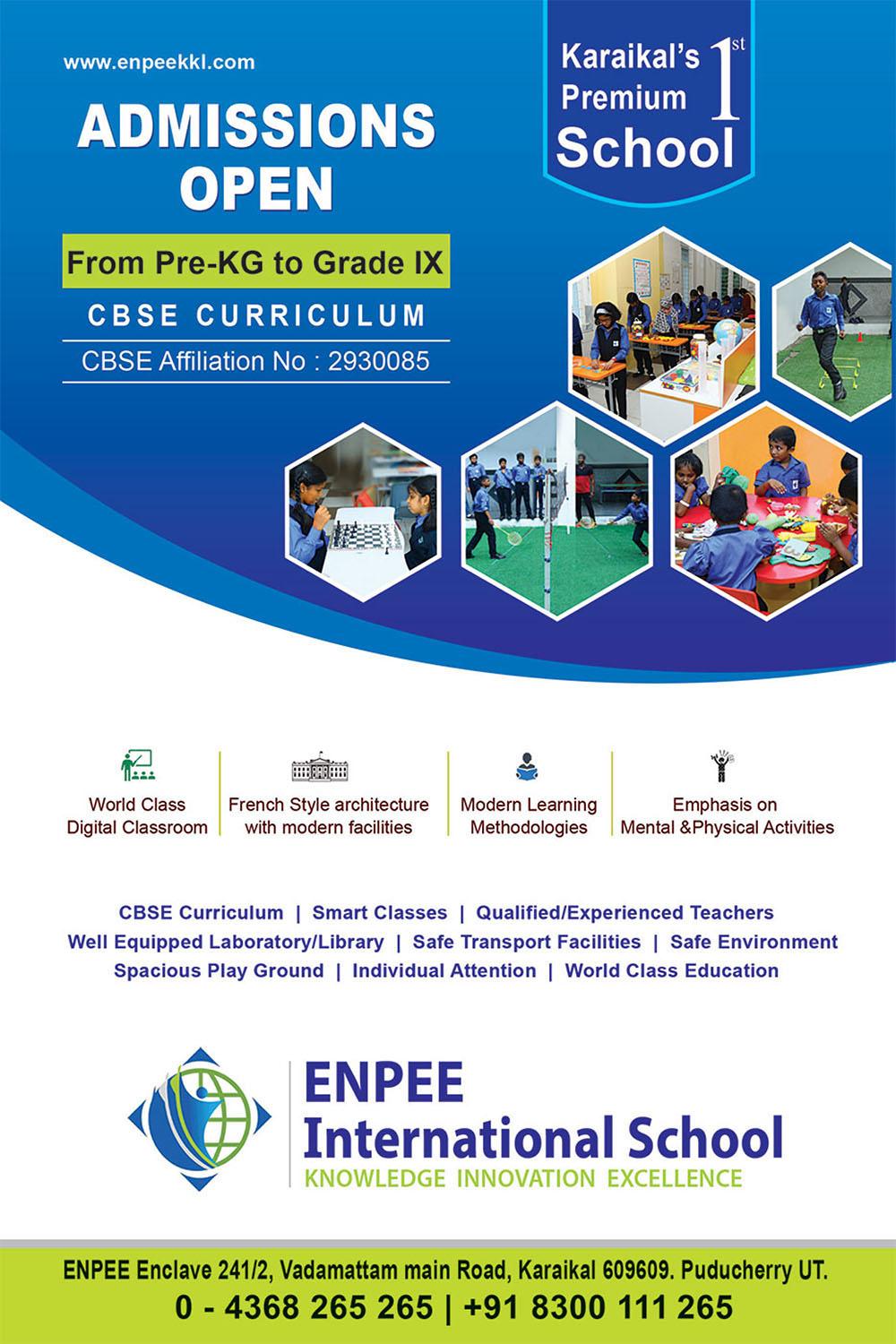 Enpee Admission Flyer